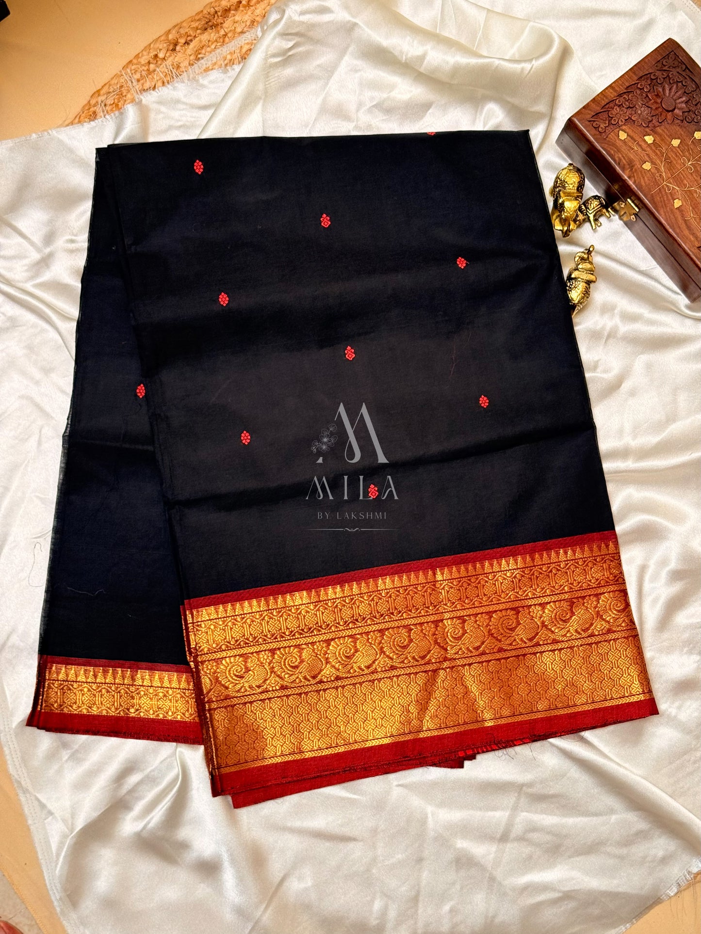 Mayukha Kanchi Cotton Saree - Mila by Lakshmi