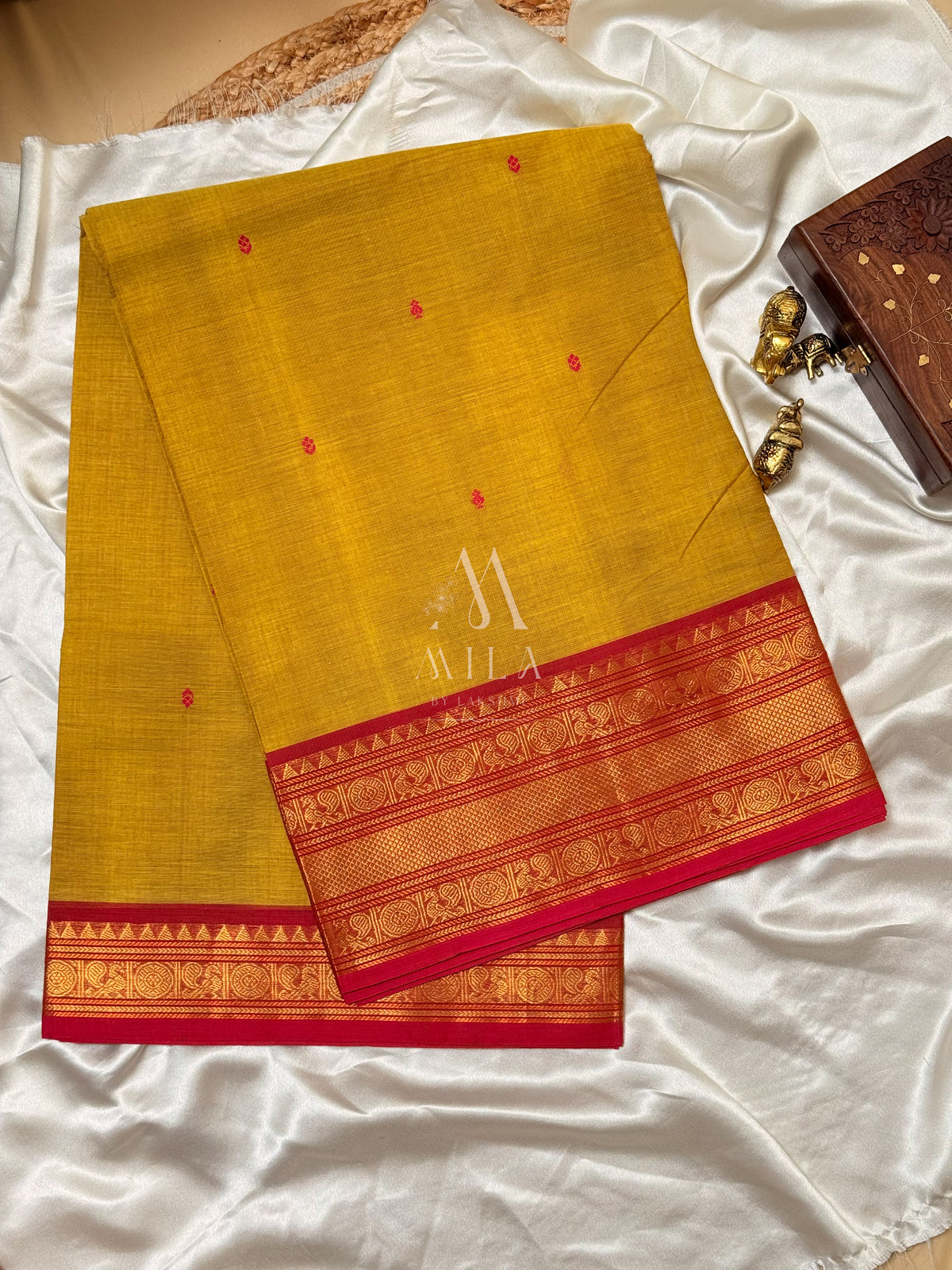 Mayukha Kanchi Cotton Saree - Mila by Lakshmi