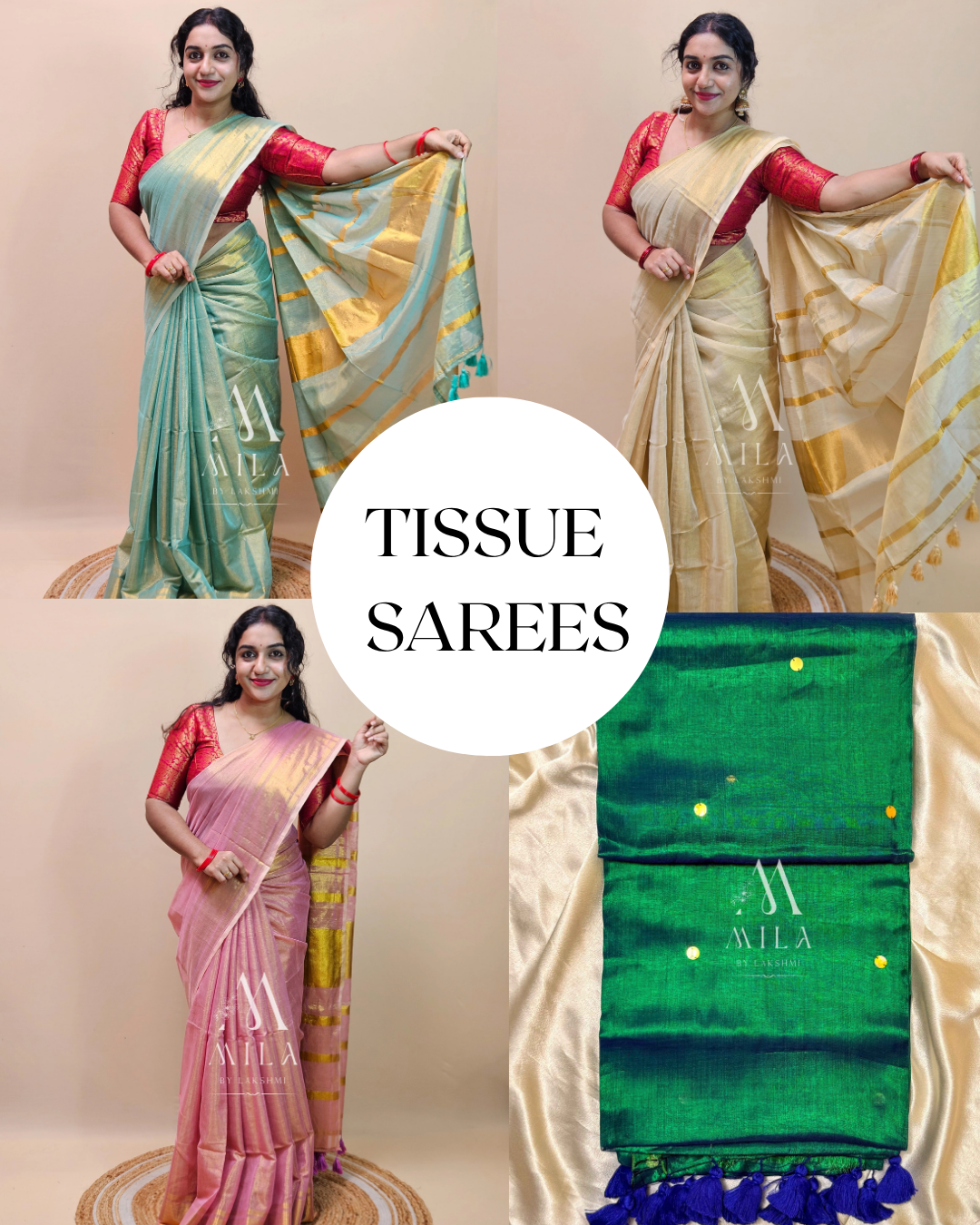 Tissue Bangal Sarees