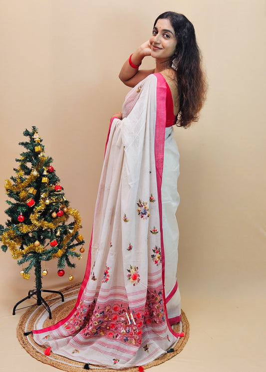 Pure Handloom Cotton Saree