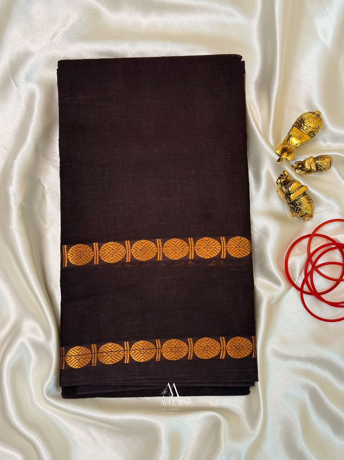 Traditional Madurai Sungudi Cotton Saree - Mila by Lakshmi