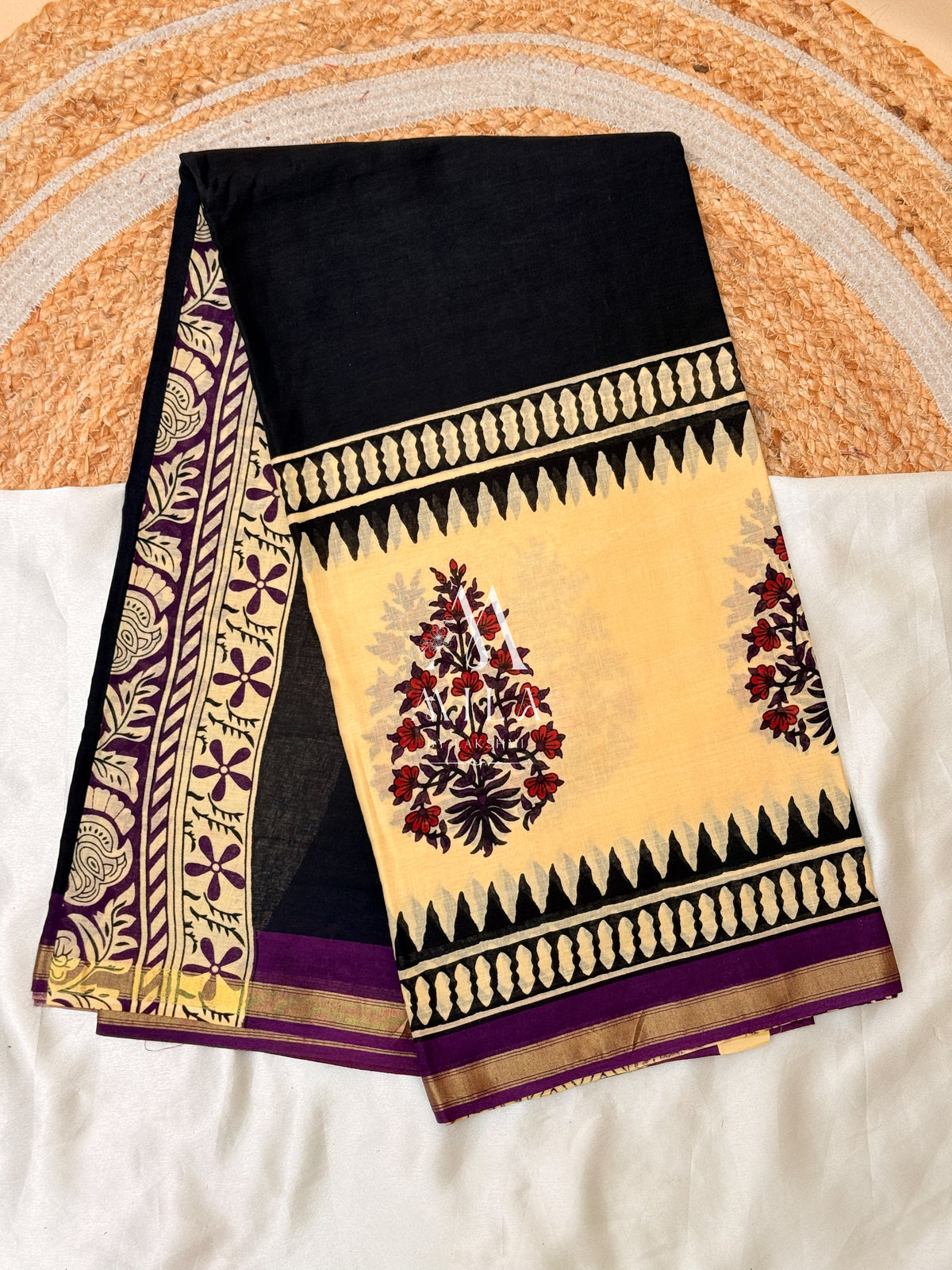 Devasena Chanderi Cotton Saree