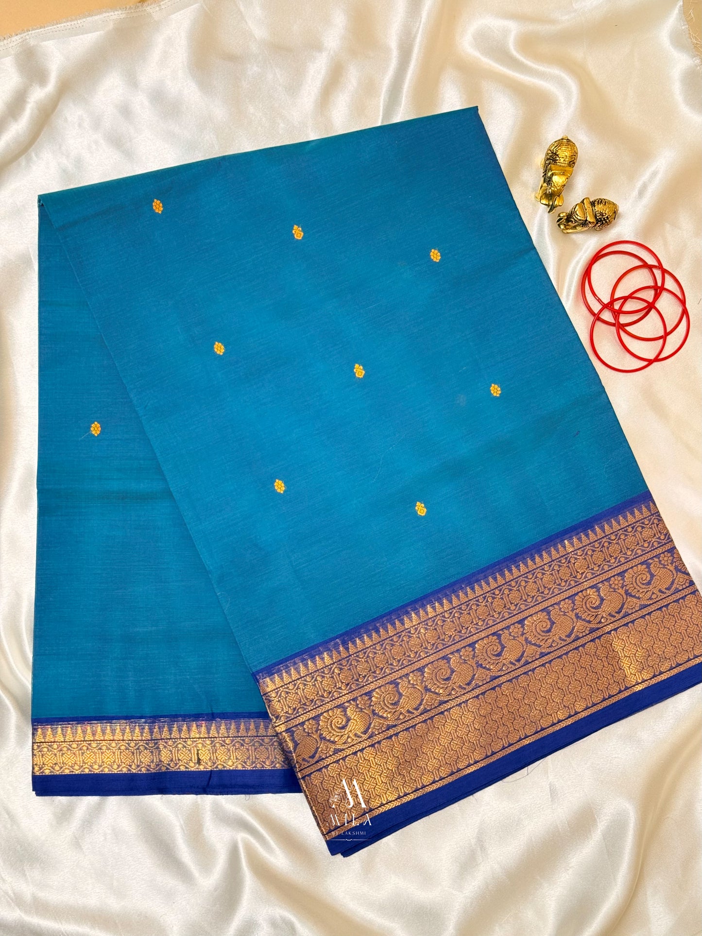 Mayukha Kanchi Cotton Saree - Mila by Lakshmi