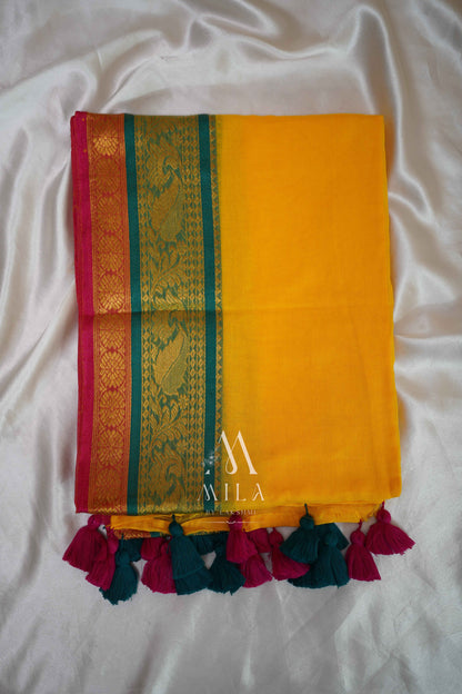 Madhavi Mulcotton Saree