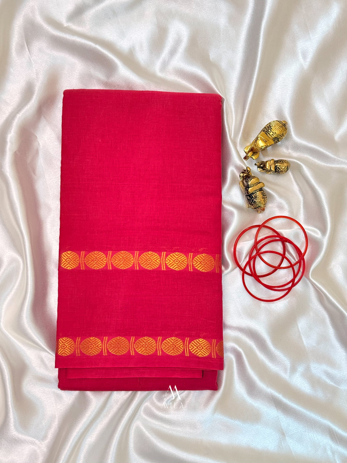 Traditional Madurai Sungudi Cotton Saree - Mila by Lakshmi