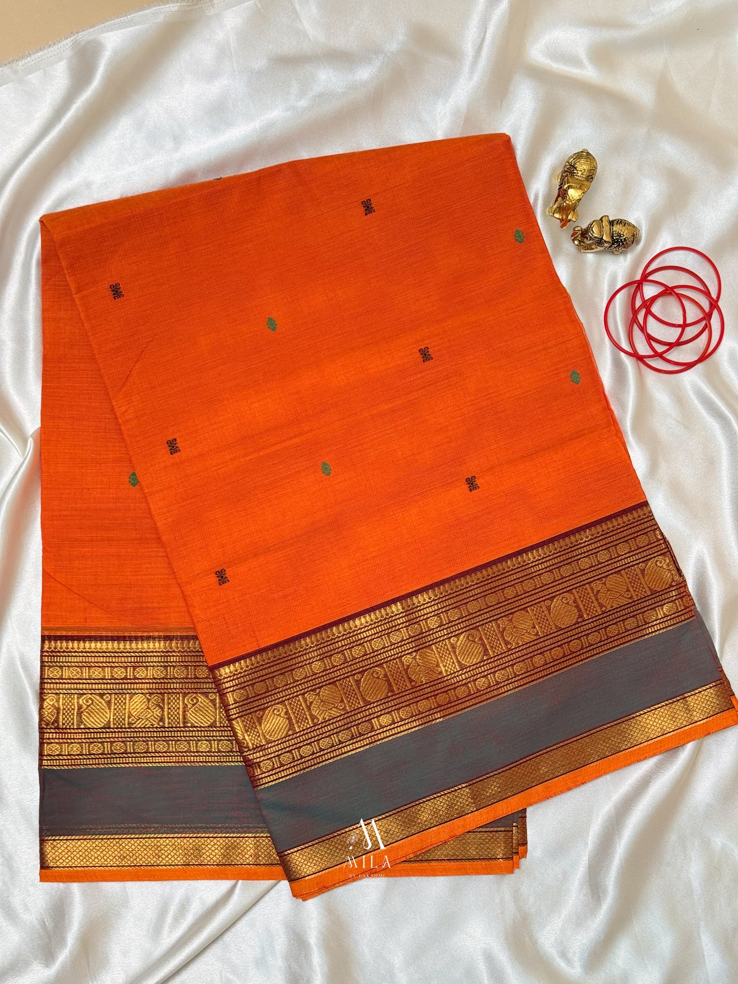 Mayukha Kanchi Cotton Saree - Mila by Lakshmi