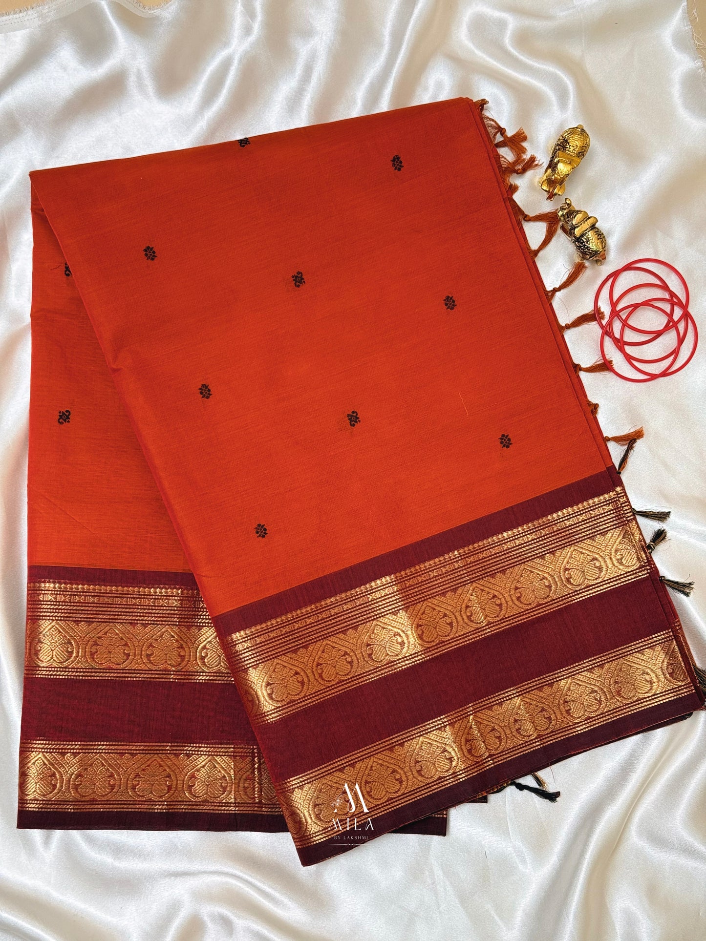 Mayukha Kanchi Cotton Saree - Mila by Lakshmi