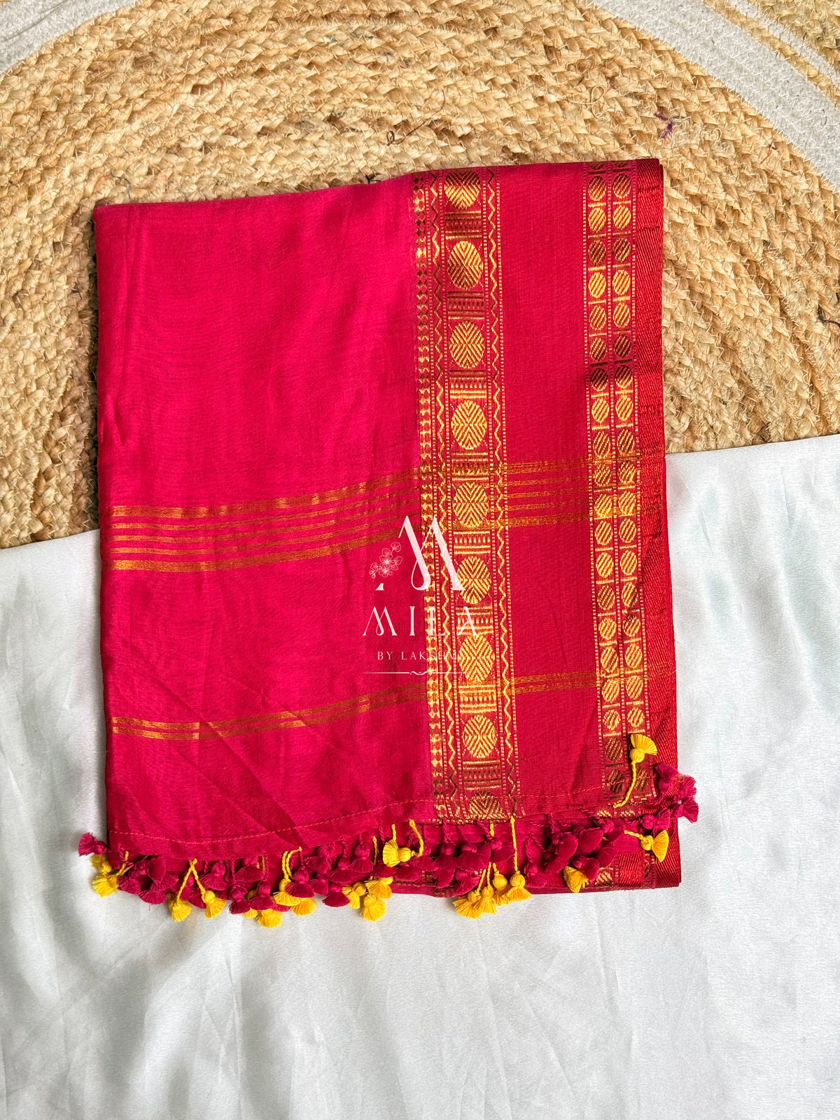 Kanchi Border Saree Flash Sale