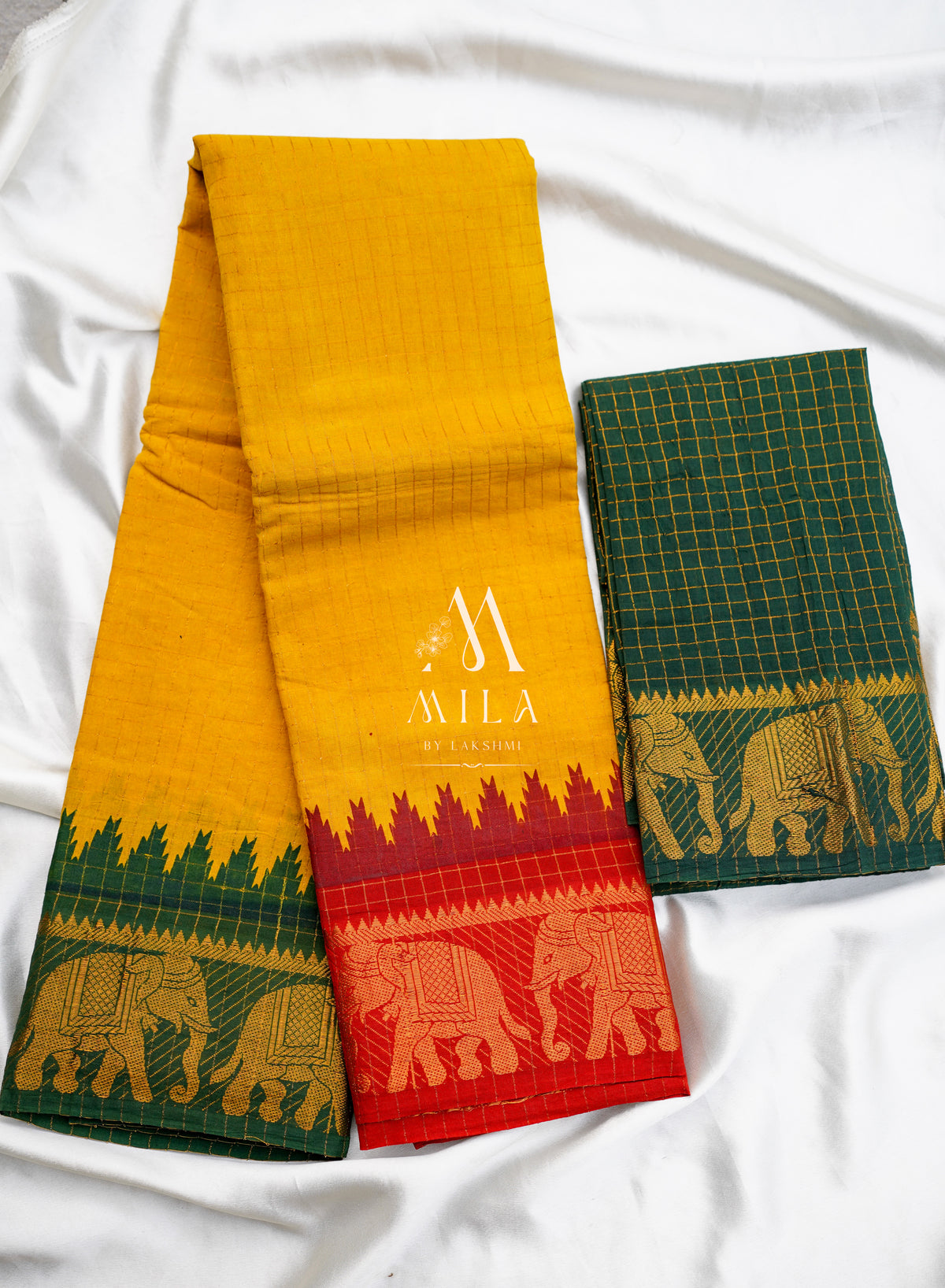 Madurai Ganga Jamuna Sungudi Saree