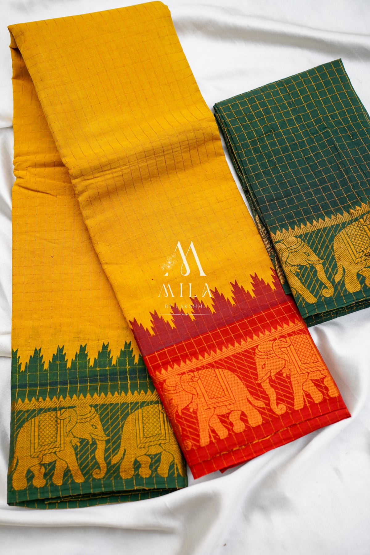 Madurai Ganga Jamuna Sungudi Saree
