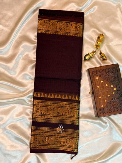 Mayoori Kanchi Cotton Saree - Mila by Lakshmi