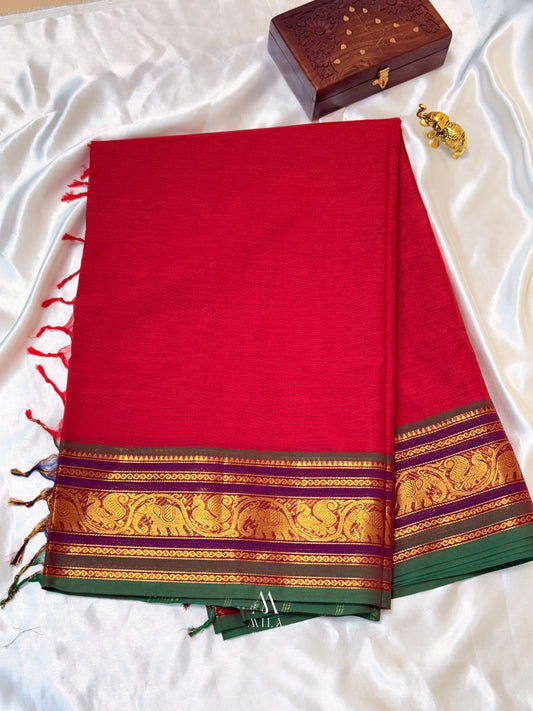 Mayukha Kanchi Cotton Saree - Mila by Lakshmi