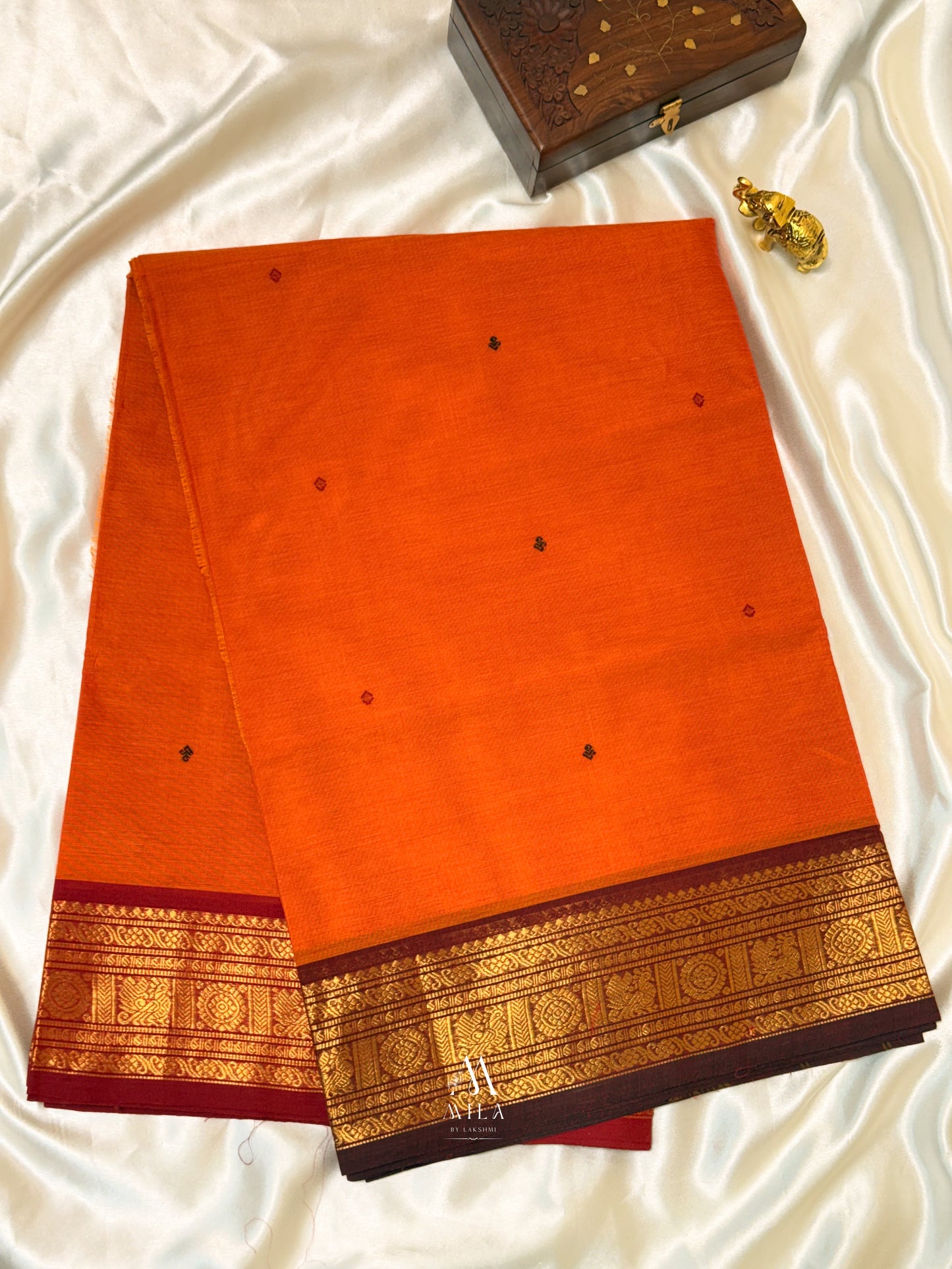 Mayukha Kanchi Cotton Saree - Mila by Lakshmi