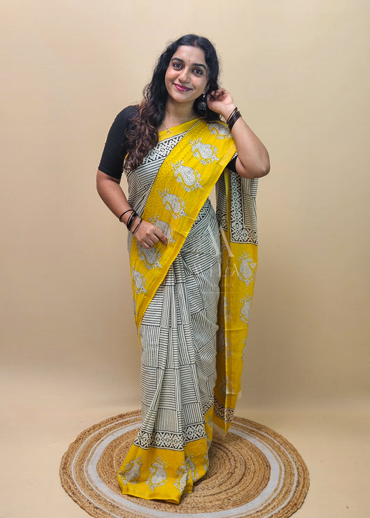 Vasundhara Chanderi Cotton Saree