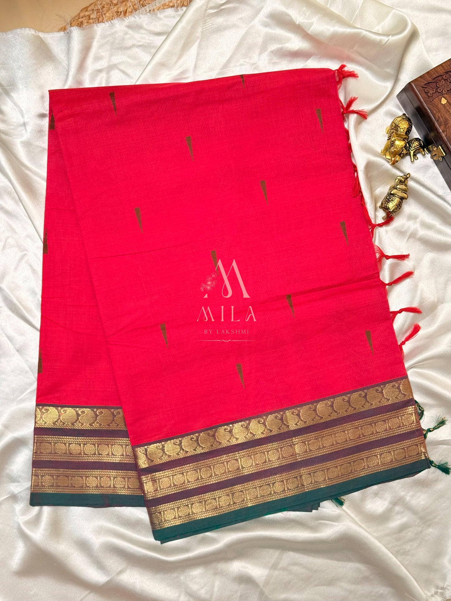 Mayukha Kanchi Cotton Saree - Mila by Lakshmi