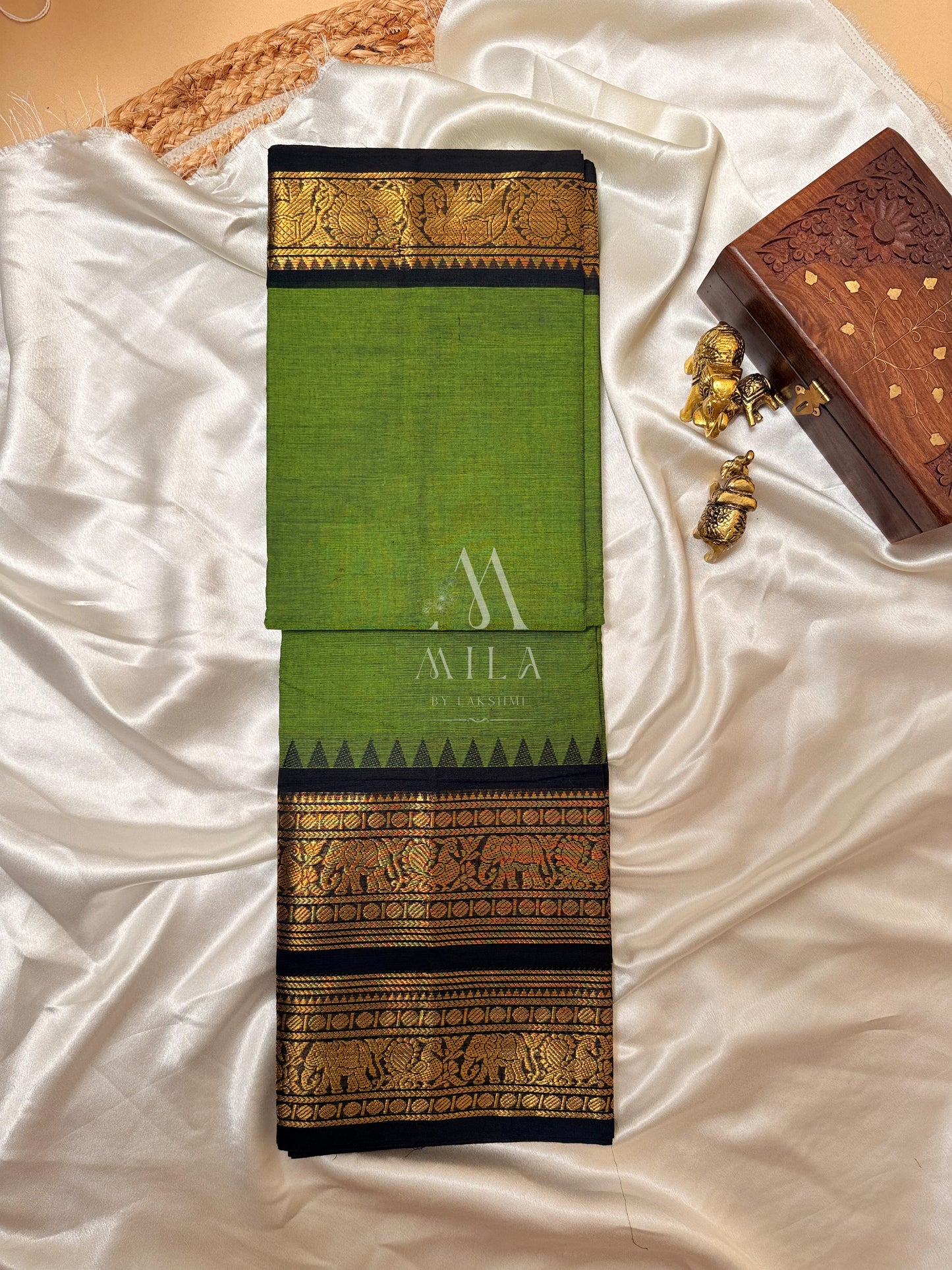 Mayoori Kanchi Cotton Saree - Mila by Lakshmi
