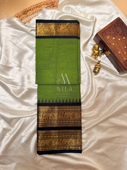 Mayoori Kanchi Cotton Saree - Mila by Lakshmi