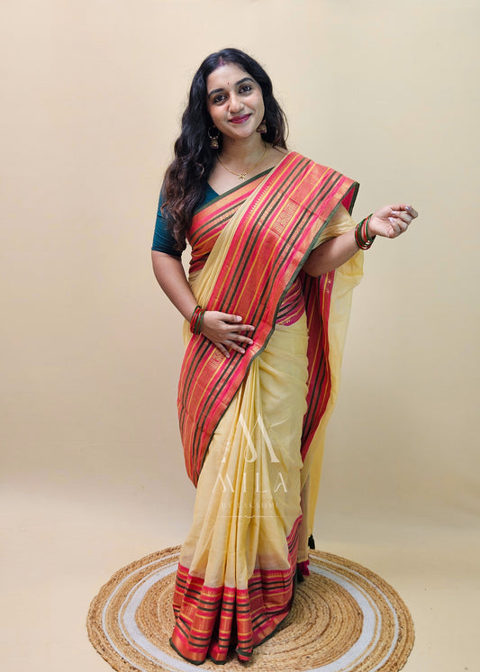 Pavizham Mulcotton Saree