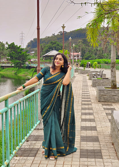 Traditional Madurai Sungudi Cotton Saree - Mila by Lakshmi