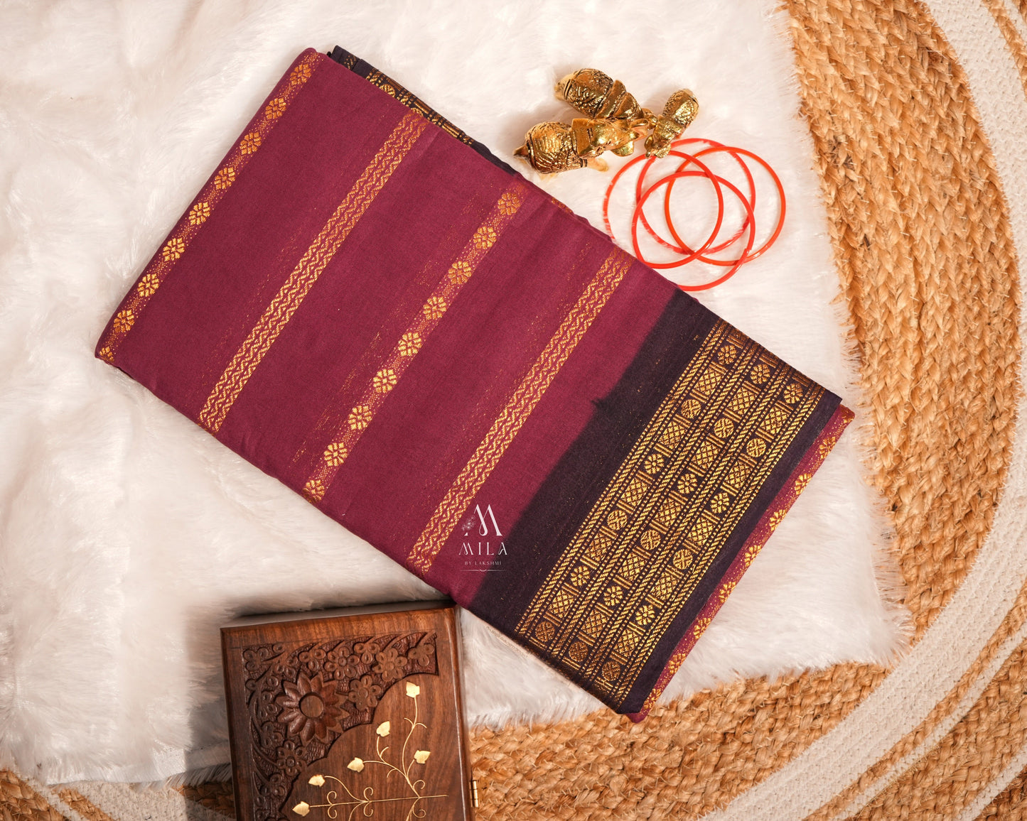 Nakshathra constrast sungudi sarees