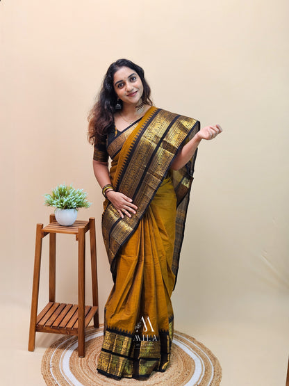 Mayoori Kanchi Cotton Saree - Mila by Lakshmi