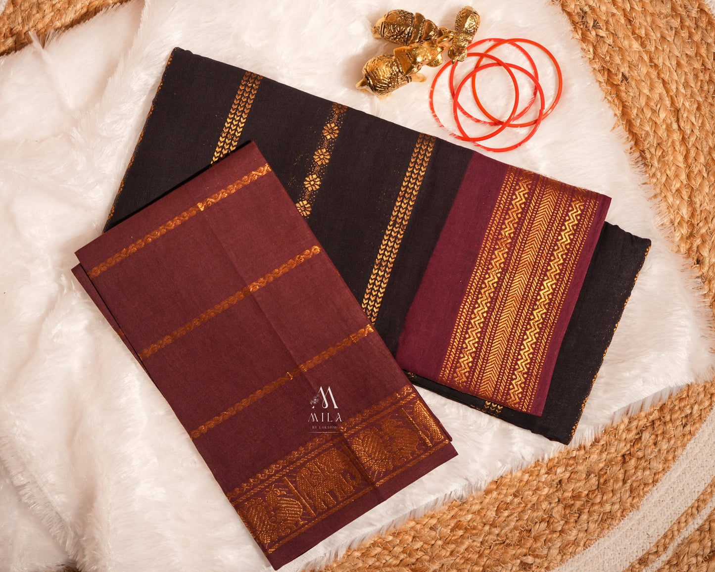 Nakshathra constrast sungudi sarees