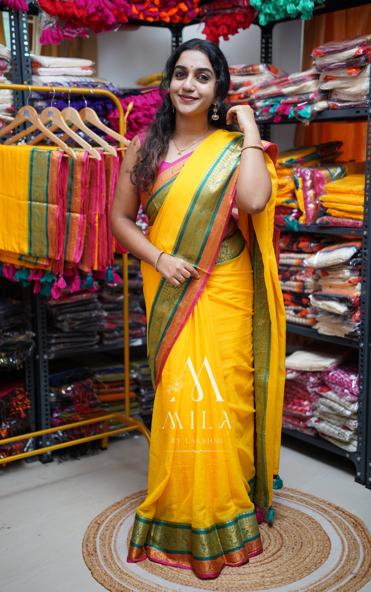 Madhavi Mulcotton Saree