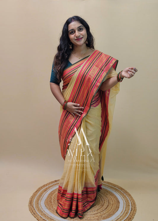 Pavizham Mulcotton Saree