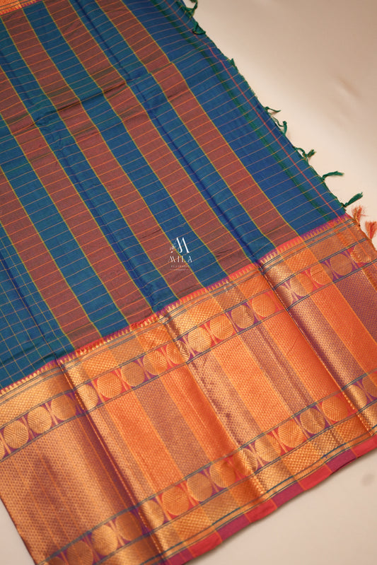 Narayanpeth Traditional saree - Mila by Lakshmi