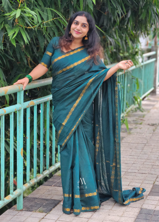 Traditional Madurai Sungudi Cotton Saree