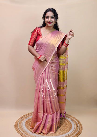 Raani Bangal Tissue Saree