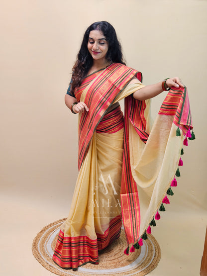 Pavizham Mulcotton Saree